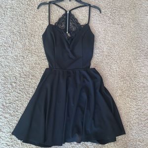 NWT Speechless Black Dress w/ Lace (from PromGirl)